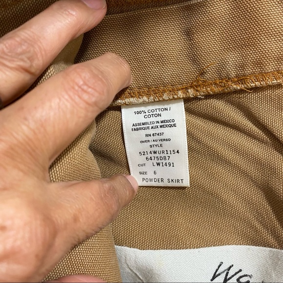 RL Ralph Lauren Skirt Polo Jeans co. RL Brown mini skirt size 6 with poc… - Picture 2 of 13